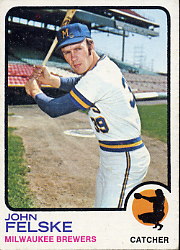 1973 Topps Baseball Cards      332     John Felske RC